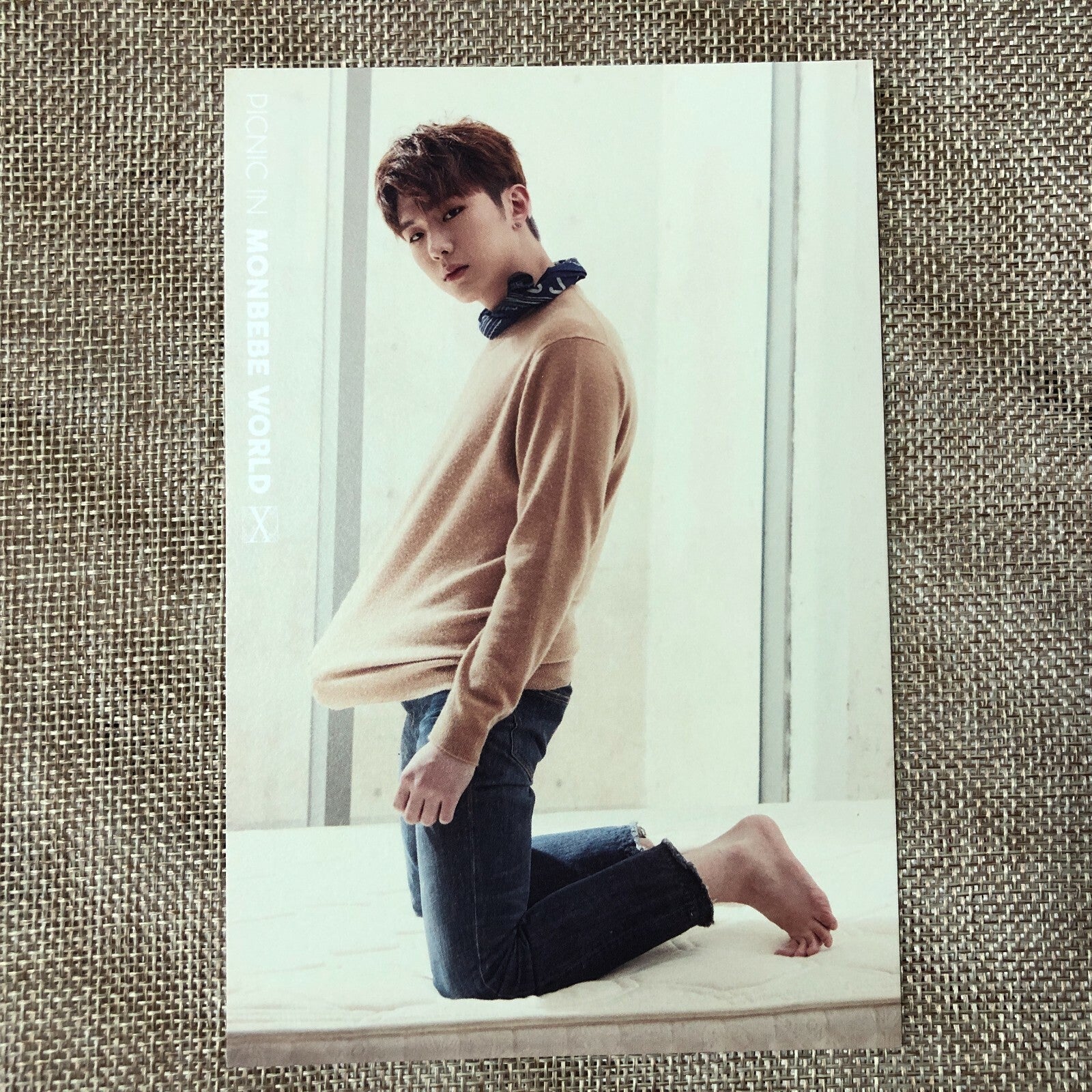 MONSTA X KIHYUN [PICNIC IN MONBEBE WORLD] Official Fan Meeting Postcard / Gift