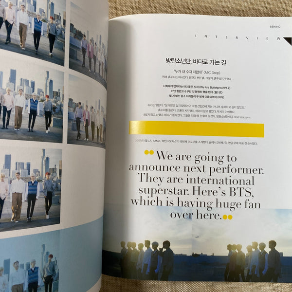 BTS 2018 [DICON Dispatch Magazine Behind BTS] Official Photobook, 222p / Gift