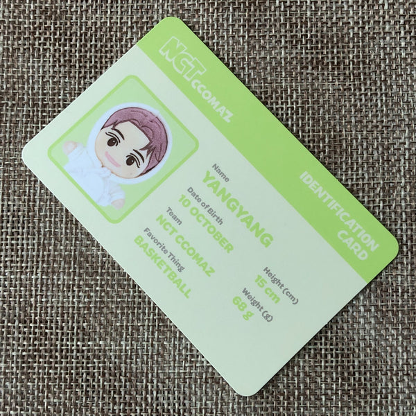 NCT YANGYANG [ CCOMAZ GROCERY STORE ] Official ID Card Photocard / New / Gift