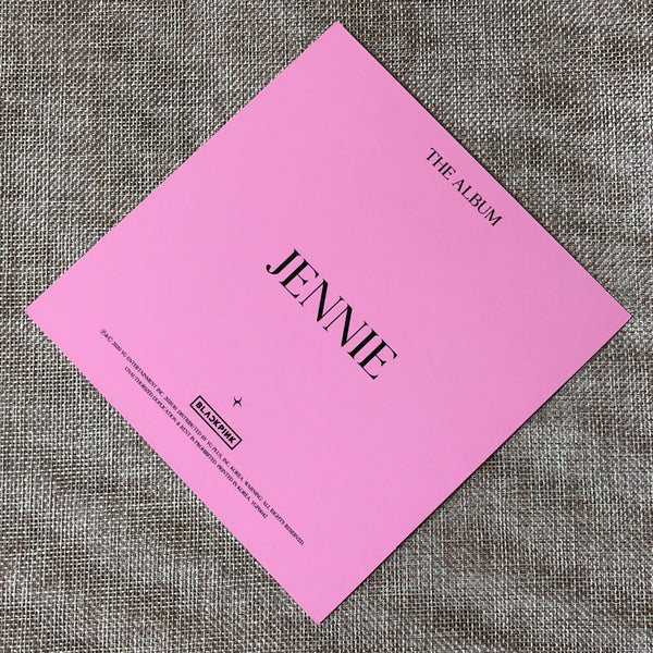 BLACKPINK JENNIE [ THE ALBUM ] Official Postcard, Ver. 3 / New / Gift