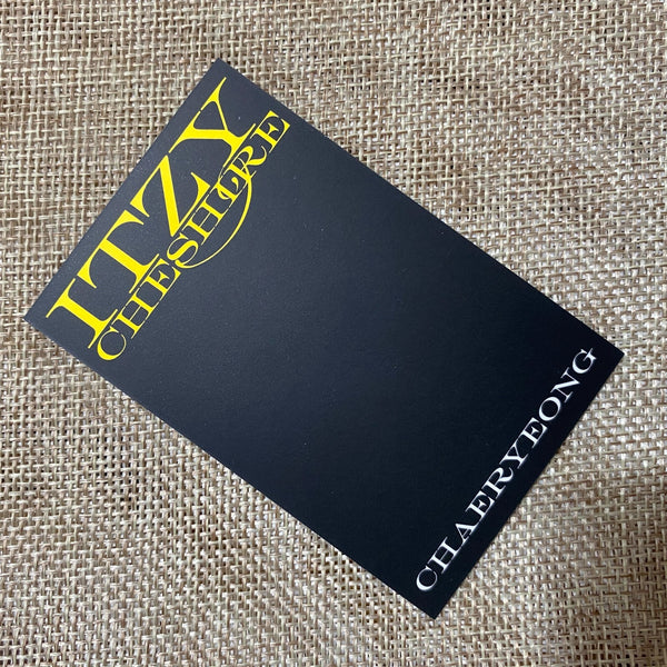 ITZY CHAERYEONG [CHESHIRE] Official Photocard, Neon 6th Mini Album / New / Gift