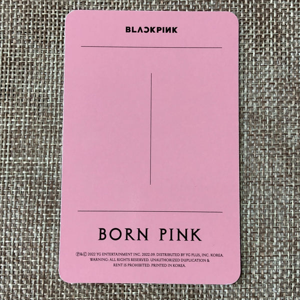 BLACKPINK JENNIE [ Born Pink ] Official Photocard, Box Set Ver / New / Gift
