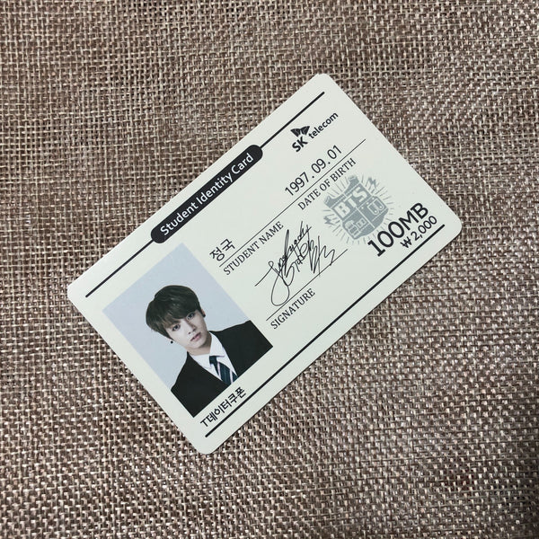 BTS JUNGKOOK [ SKT SK Telecom ] Official Data Coupon Card Photocard / New / Gift