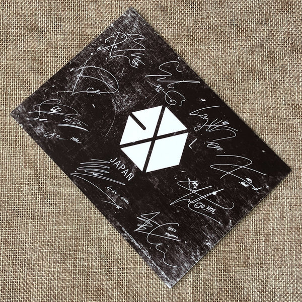 EXO GROUP [ Love Me Right Romantic 2015 Japan ] Official Postcard / New / Gift