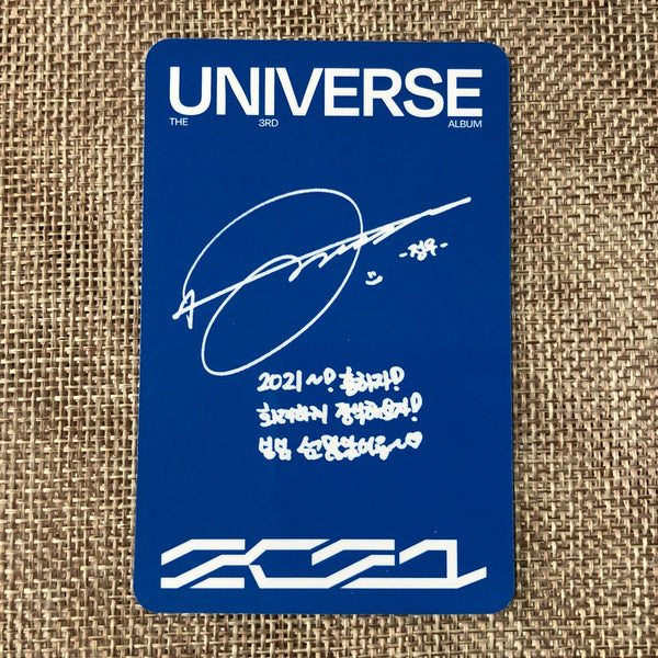 NCT 2021 JUNGWOO [UNIVERSE Photobook Ver.] Official Photocard, 3rd Album / Gift
