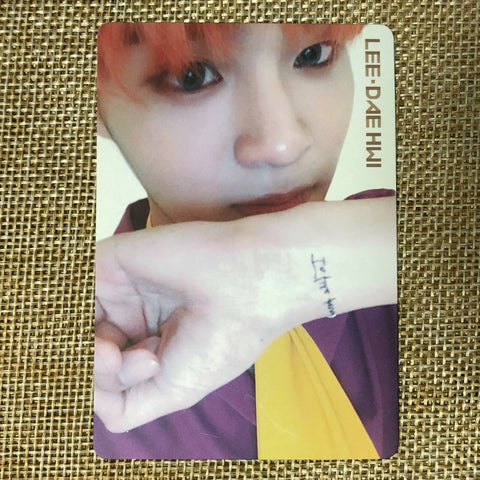 WANNA ONE LEE DAEHWI #1 [I Promise You] Official Photocard, 2nd Album / Gift