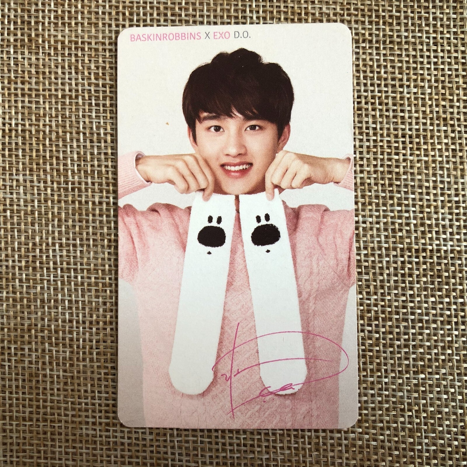 EXO D.O. [ Baskin Robbins ] Official Photocard, Baekhyun Ver. / New / Gift