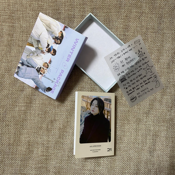 BTS [ Winter Package 2021 Mini Photo Box ] Photocard / New, Rare / Gift