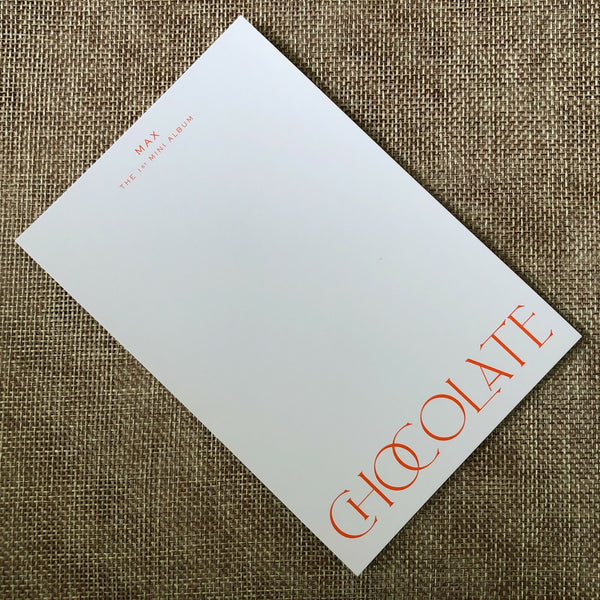 TVXQ MAX CHANGMIN [ CHOCOLATE ] Official Postcard, 1st Mini Album / New / Gift