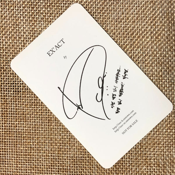 EXO D.O. [ EXACT EX'ACT ] Official Photocard, 3rd Korean Ver. / New / Gift