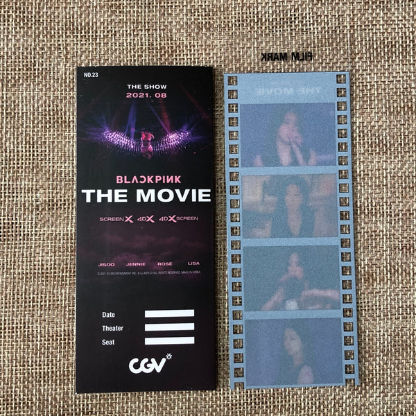 BLACKPINK JISOO [ The Movie ] Official Limited Film Mark / New / Gift