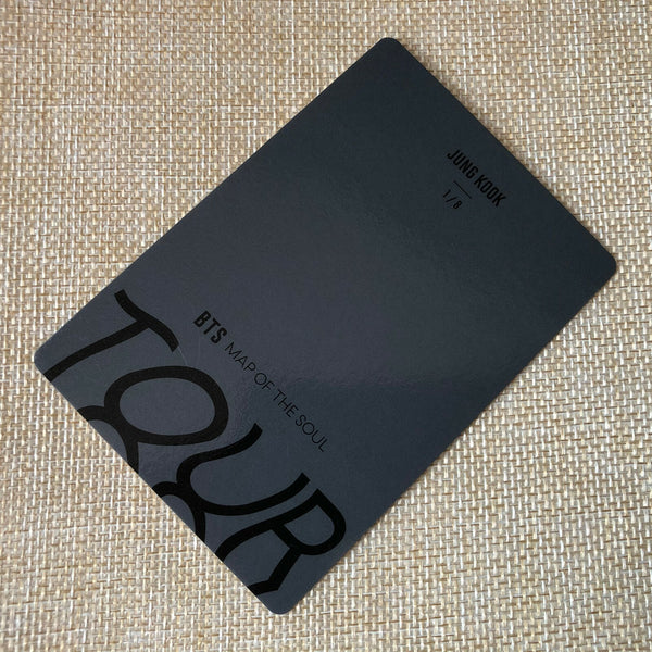 BTS JUNGKOOK 1/8 [ Map Of The Soul Tour ] Official Mini Photocard / New / Gift