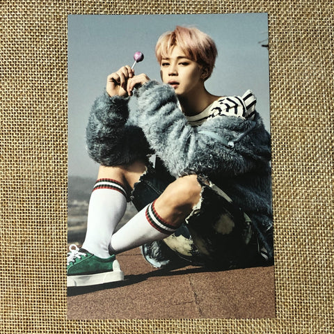 BTS JIMIN [Armypedia You Never Walk Alone] Official Postcard Photocard / Gift