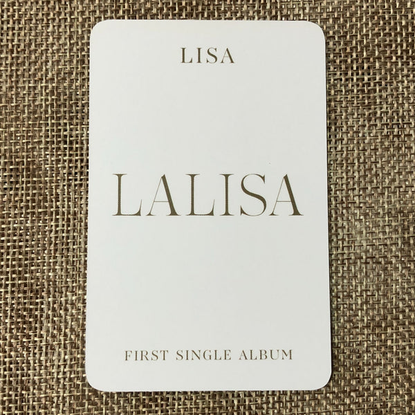BLACKPINK LISA #3 [LALISA Ktown4U Benefit] Official Limited Photocard / Gift