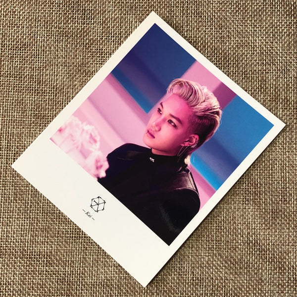 EXO KAI [ EX'ACT ] Official Polaroid Photocard Set of 2, Postcard / New / Gift