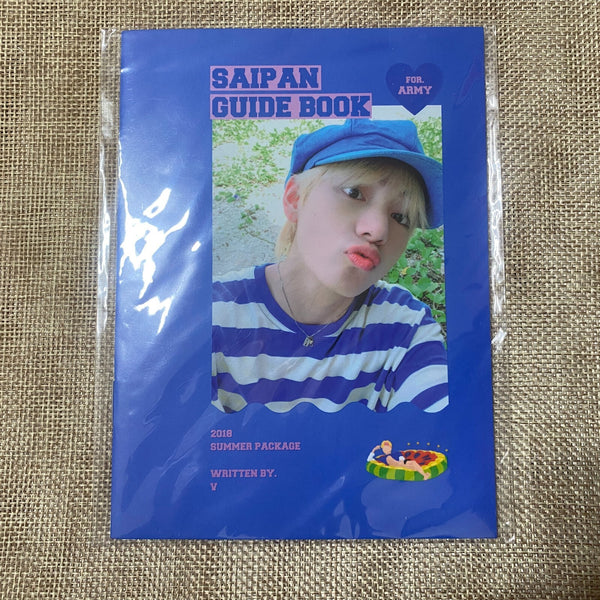 BTS V [ 2018 Summer Package Saipan ] Selfie Book Official Guidebook / New / Gift