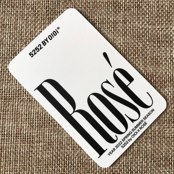 BLACKPINK ROSE #2 [ 5252 BY O!Oi 2022 SS ] Official Photocard / New / Gift