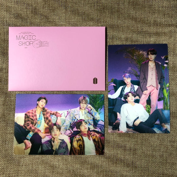 BTS GROUP [2019 MAGIC SHOP Fan Meeting Japan] Official Lenticular Postcard /+G