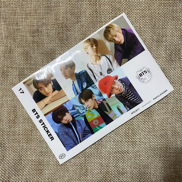 BTS [ 2017 Season's Greetings ] Official Sticker Set / New, Rare / Gift