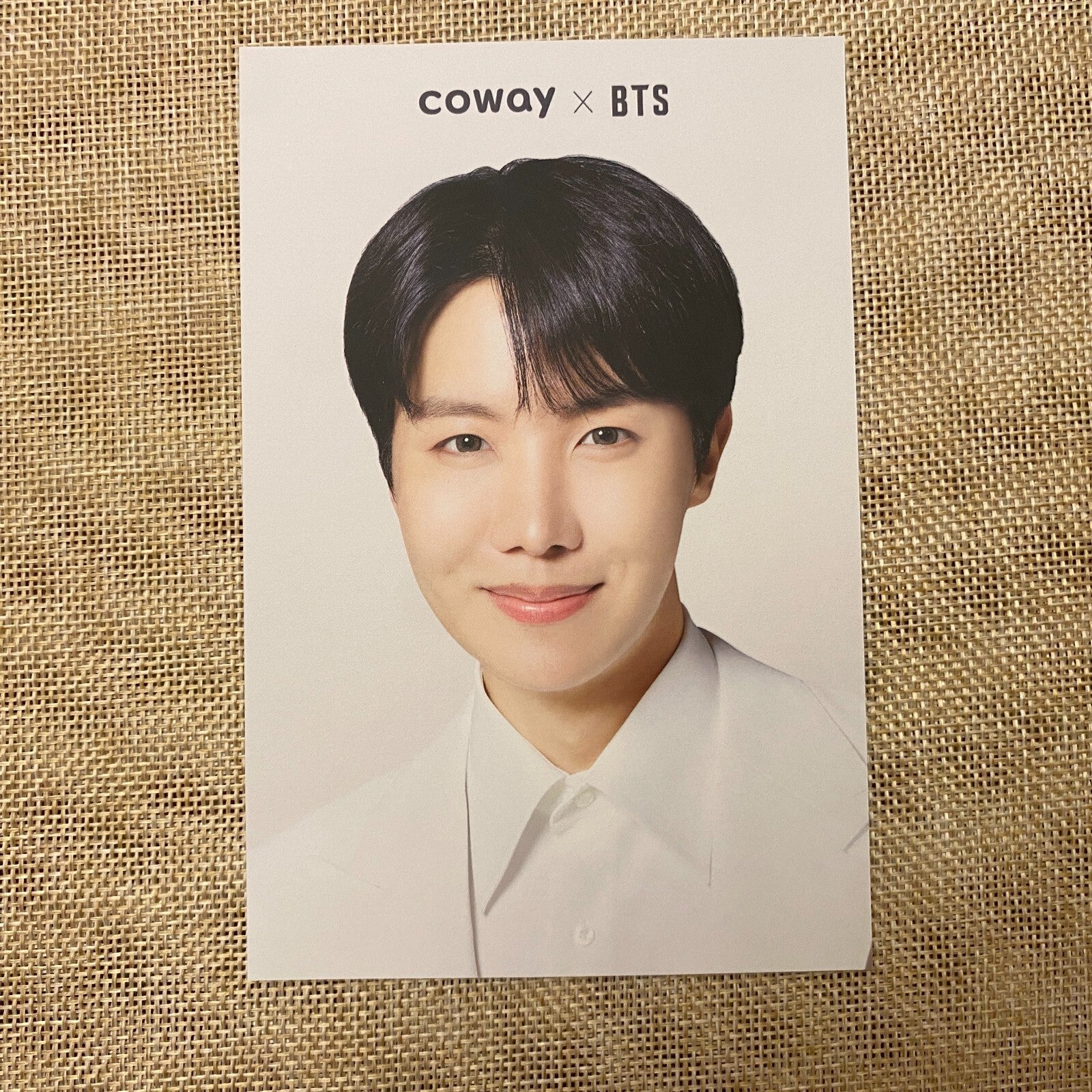 BTS J-HOPE #2 [BTS x COWAY] Official Postcard Photocard Limited / New, Rare /+G