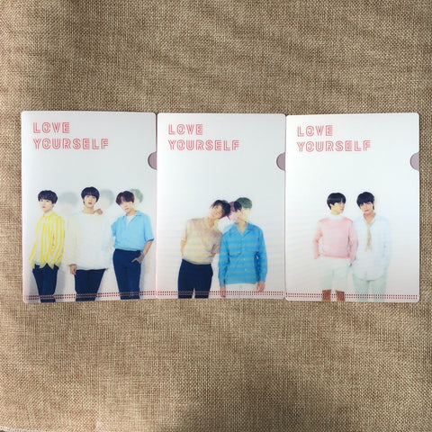 BTS GROUP [ Love Yourself ] Official Lenticular L-Holder Set / New / Gift