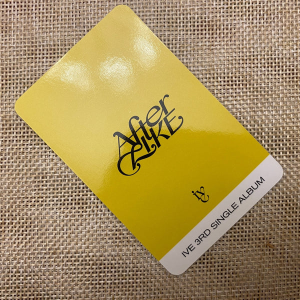 IVE LIZ [ After Like ] Official Photocard, Jewel Case / New, Rare / Gift