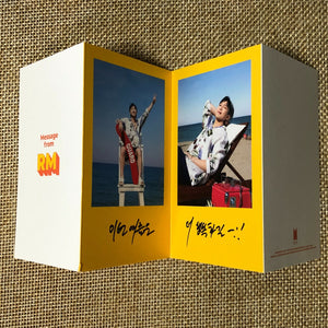 BTS RM [ Butter ] Official Folded Message Card Photocard / New / Gift