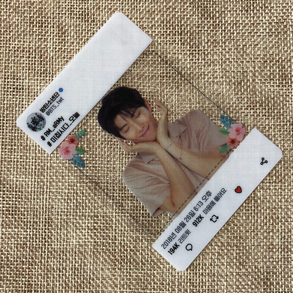 BTS RM [ Love Yourself ] Official Army Booth Transparent Photocard / New / Gift