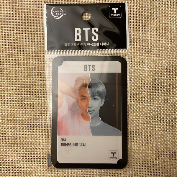 BTS RM [ 2019 CU T-Money Transparent ] Official Photocard / New / Gift