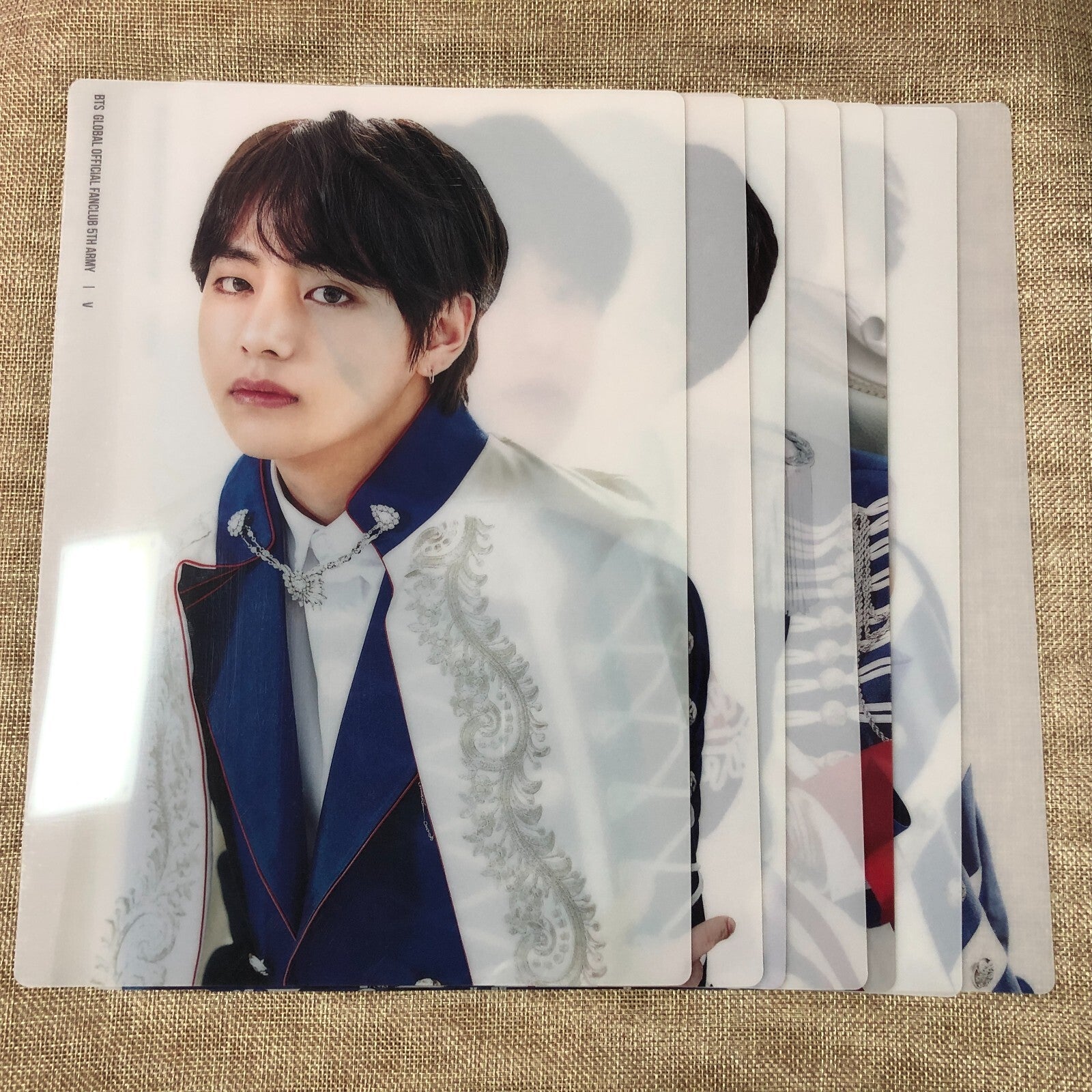 BTS [Fanclub ARMY 5th Membership Kit] Official Plastic Pad Sheet Set / Gift