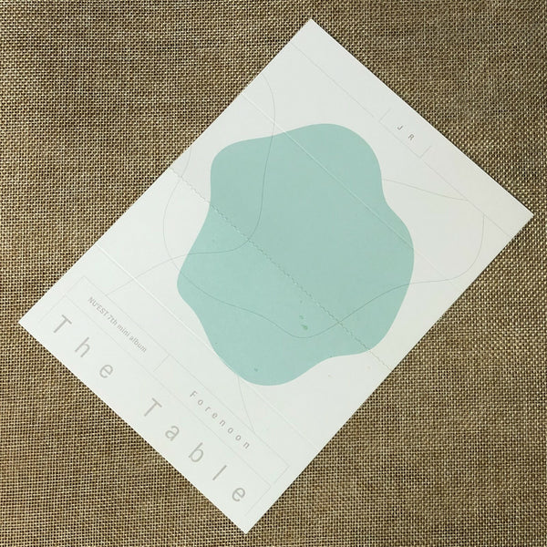 Nu'est JR #2 [ THE TABLE ] Official Folding Photo Card, 7th Mini / New / Gift