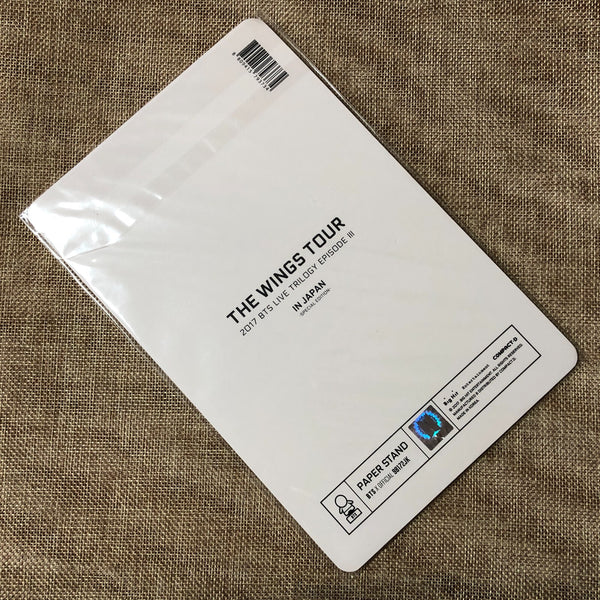 BTS JUNGKOOK [The Wings Tour in Japan Special] Official MD Paper Stand / Gift