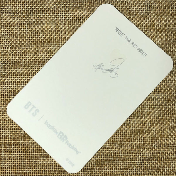 BTS JIMIN [ Baskin Robbins Promo ] Official Limited Photocard / New / Gift