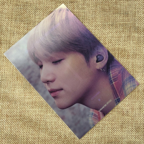 BTS SUGA [ SAMSUNG Galaxy Buds ] Official Lenticular Photocard / New / Gift