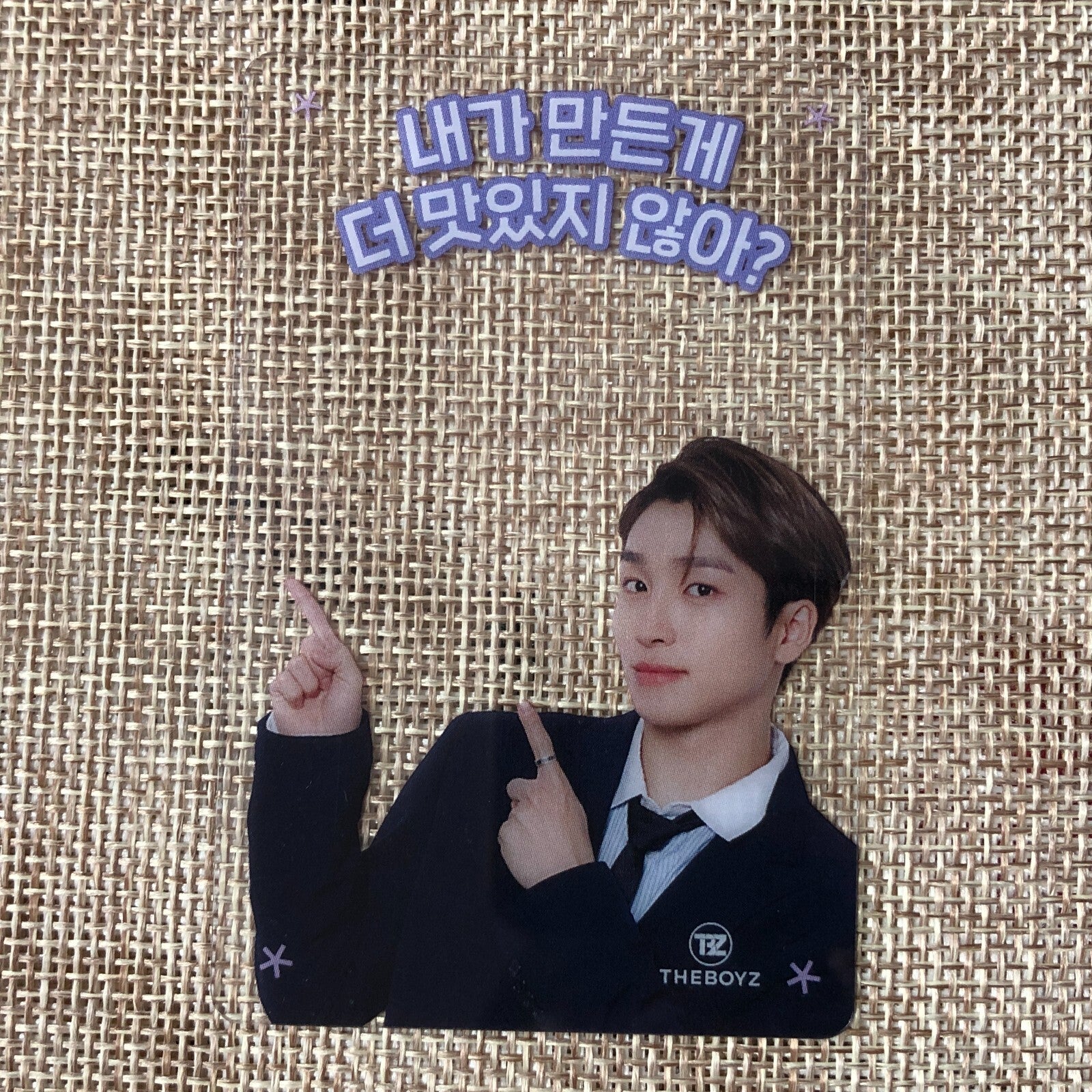 THE BOYZ SANGYEON [3rd Fanclub The B Kit] Official Food Photoprop Photocard /+G