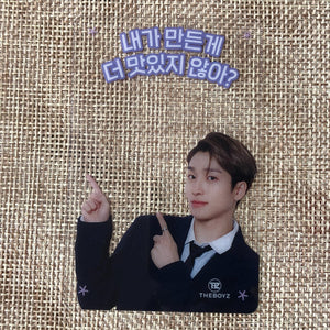 THE BOYZ SANGYEON [3rd Fanclub The B Kit] Official Food Photoprop Photocard /+G