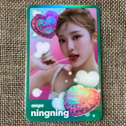 AESPA NINGNING [Oh Caendy Pocket Concert SM] Official Trading Photocard / Gift