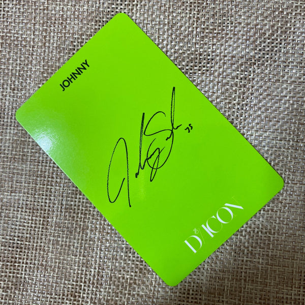 NCT Dream JOHNNY #3 [ 2019 Dicon Custom Book ] Official Photocard / New / Gift