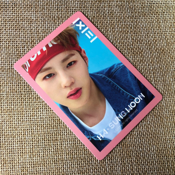 WANNA ONE HA SUNGWOON [ TO BE ONE ] Official Photocard, Pink Ver / New / Gift