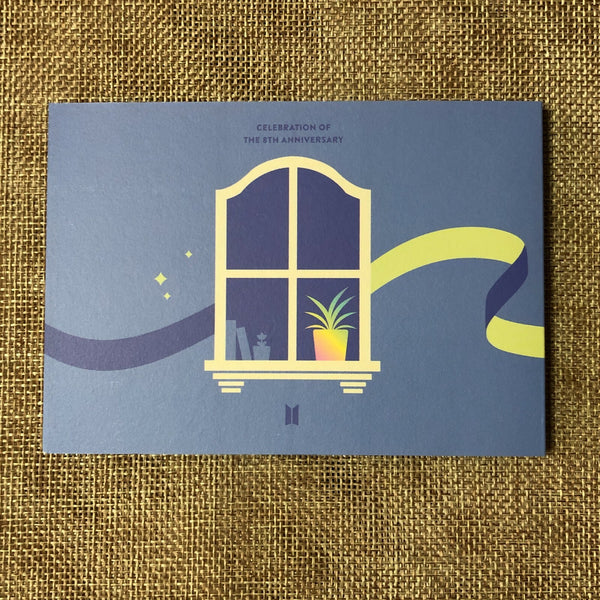 BTS GROUP [FESTA D-Day Calendar 8th Anniversary] Official Folding Photo / Gift