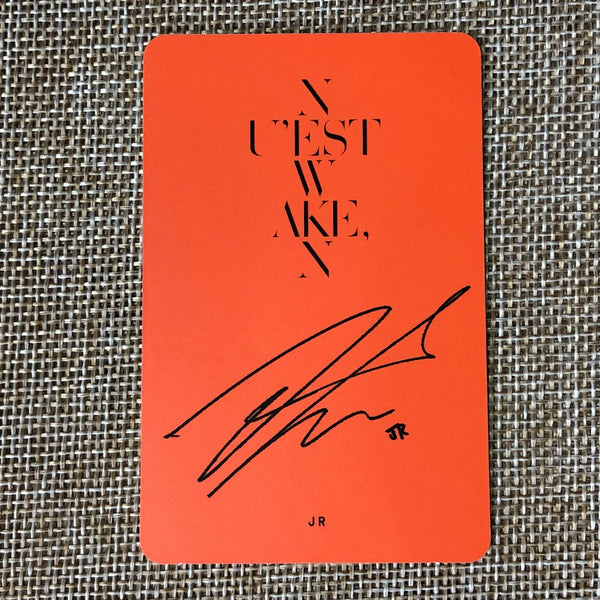 Nu'est W JR #2 [ WAKE, N ] Official Photocard / New, Rare / Gift