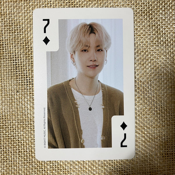 BTS SUGA [Global FC ARMY Membership Kit 9th Trump] Photocard Set / New, Rare /+G