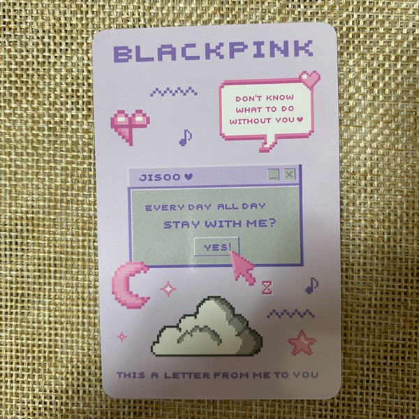 BLACKPINK JISOO [6th Anniversary Deco Kit] Official Photocard / New, Rare / Gift