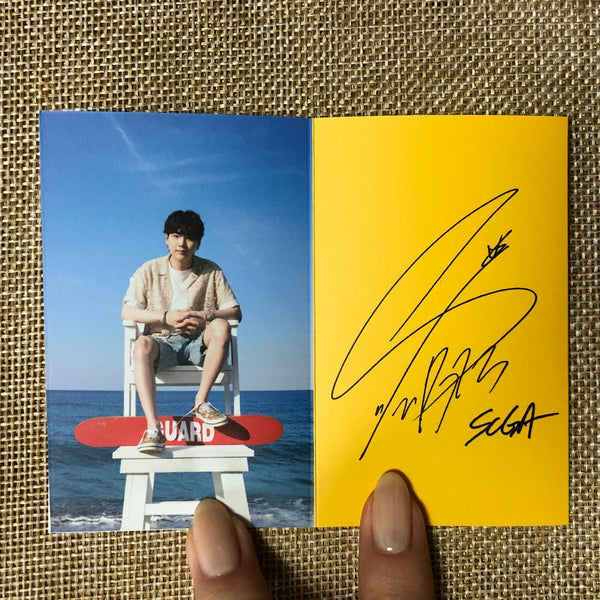 BTS SUGA [ Butter ] Official Folded Message Card Photocard / New / Gift