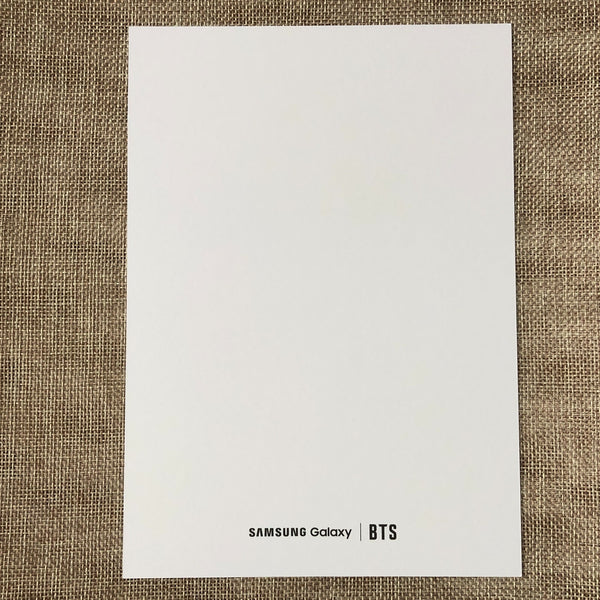 BTS JIN [Samsung Galaxy Z Flip 4] Official Postcard Poster, Limited / New / Gift