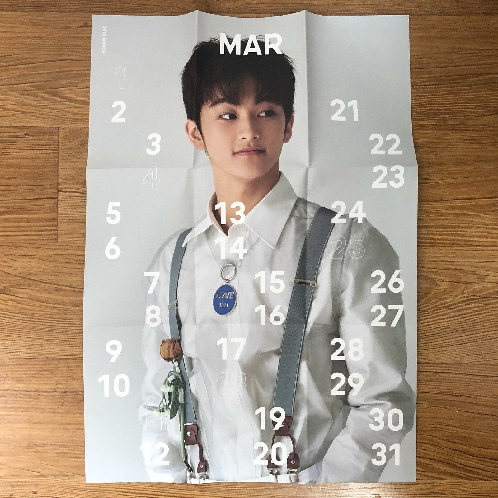 NCT DREAM MARK [ 2018 Season's Greetings ] Official Folded Poster / New / Gift