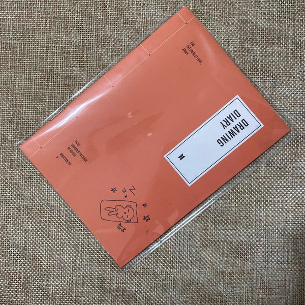 BTS V Taehyung [ 2019 Summer Package ] Official Drawing Diary / New, Rare / Gift