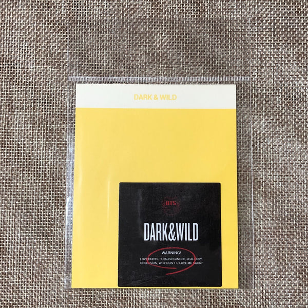 BTS [ Oh, always Official Dark & Wild Album Cover Sticker ] 2018 Exhibition/N/+G