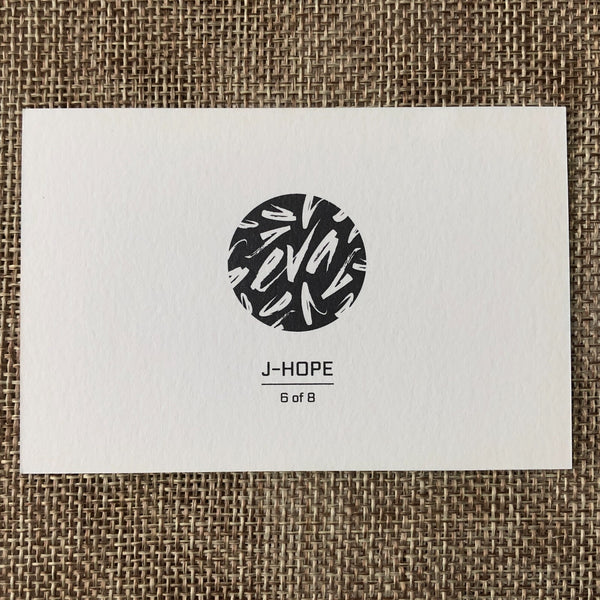 BTS J-HOPE 6/8 [The Wings Tour 2017 Live Trilogy] Official Mini Photocard / Gift