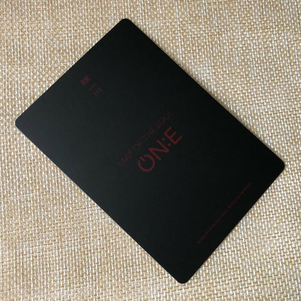 BTS RM 3/8 [ Map of the Soul ON:E ] Official Mini Photocard, ONE / New / Gift